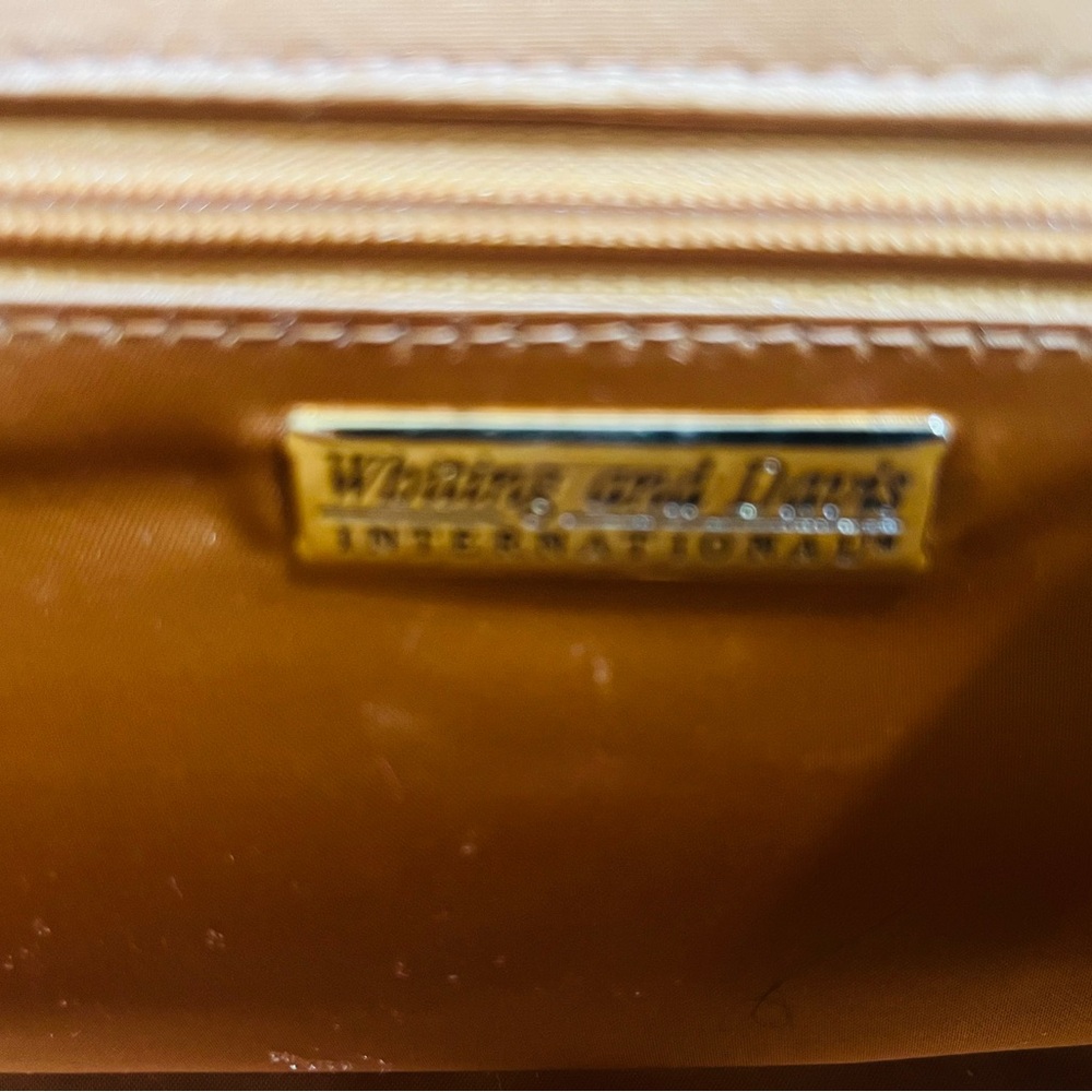 Whiting & Davis Vintage Gold Fluid Liquid Drape Formal Shoulder Bag Clutch Purse - Picture 4 of 9